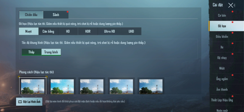 Cấu hình của tựa game PUBG Mobile Cấu hình của tựa game PUBG Mobile