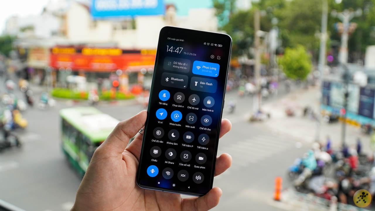 MIUI 12 đã thay đổi giao diện thanh cài đặt nhanh