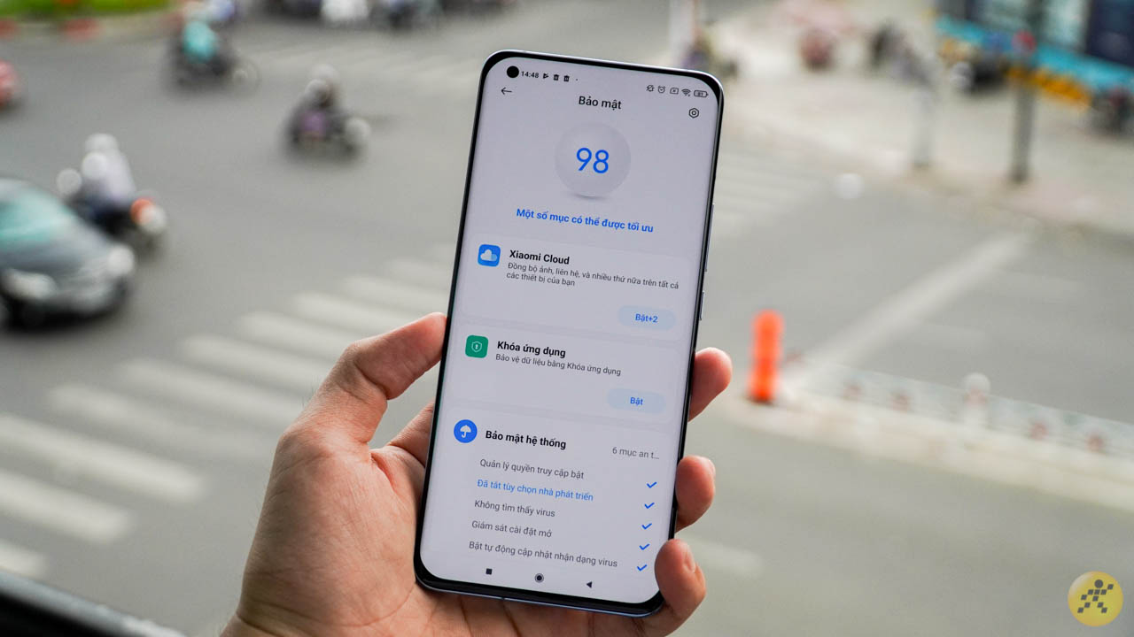 MIUI 12 đã được nâng cấp ứng dụng bảo mật