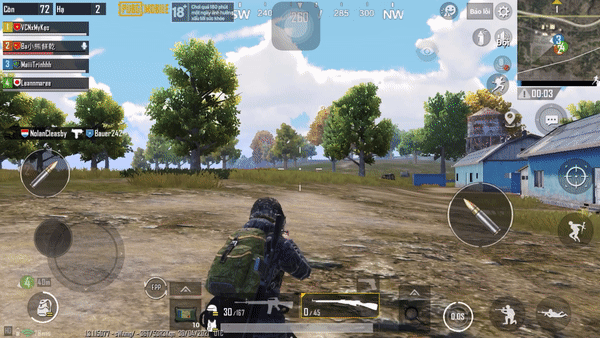 On both operating systems, there isn't too much of a difference when playing PUBG Mobile.