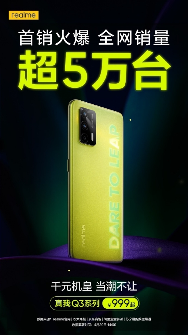 Realme Q3 Series: Hơn 50.000 chiếc đến tay người dùng trong đợt mở bán đầu tiên Realme Q3 Series: Hơn 50.000 chiếc đến tay người dùng trong đợt mở bán đầu tiên