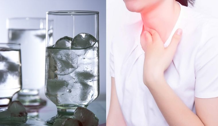 Uống nước lạnh khi bị viêm họng không hề hại như bạn tưởng