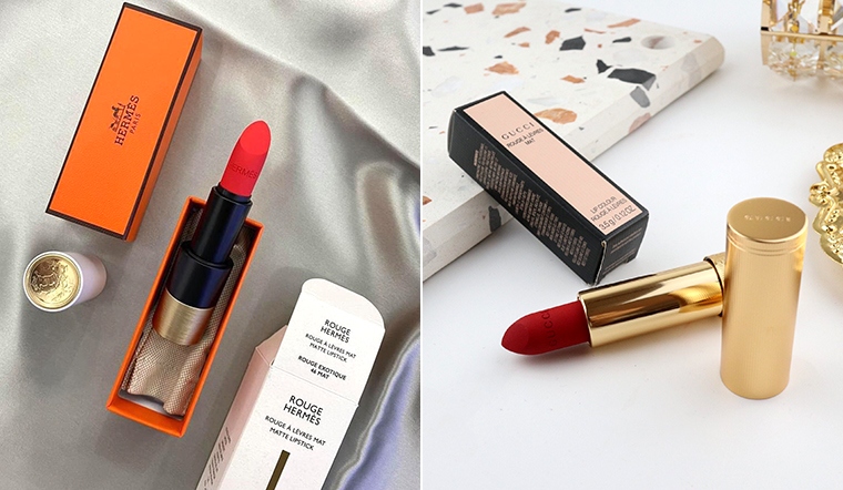So sánh 2 dòng son đắt đỏ hot nhất hiện nay Hermes và Gucci