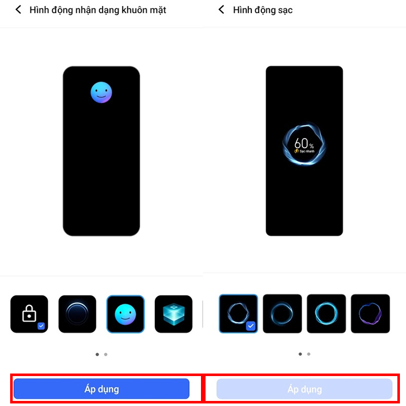 Tùy chỉnh hiệu ứng động Tùy chỉnh hiệu ứng động