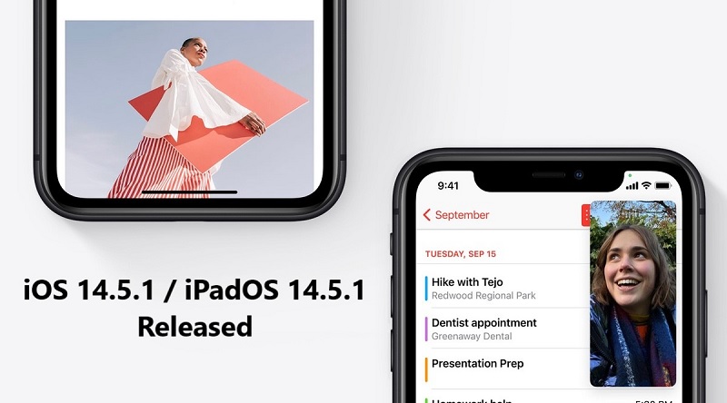 Apple phát hành iOS 14.5.1 và iPadOS 14.5.1