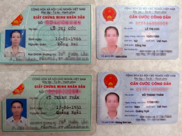 CMND cắt góc