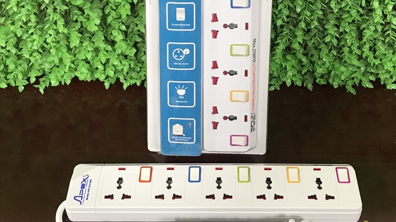 Ổ cắm điện Apex APE-OC1-5RD