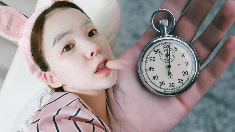 Thời gian đắp mặt nạ
