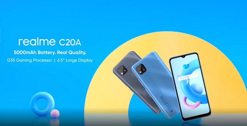 Realme C20A giá rẻ được xác nhận cấu hình lẫn thiết kế với màn hình giọt nước 6.5 inch, pin 5.000mAh, tưởng lạ mà quen