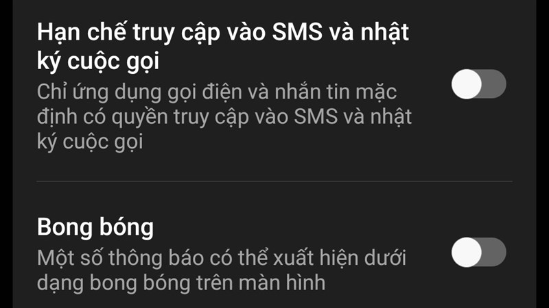 Tùy chọn nhà phát triển