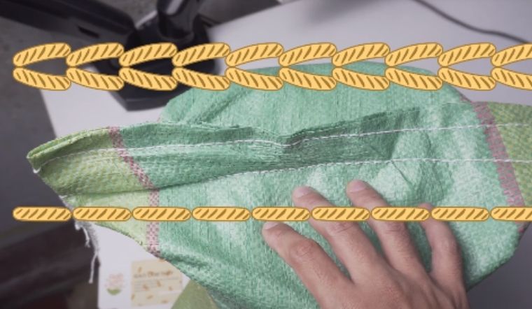 Mẹo tháo chỉ may để mở bao gạo, bao xi măng cực dễ