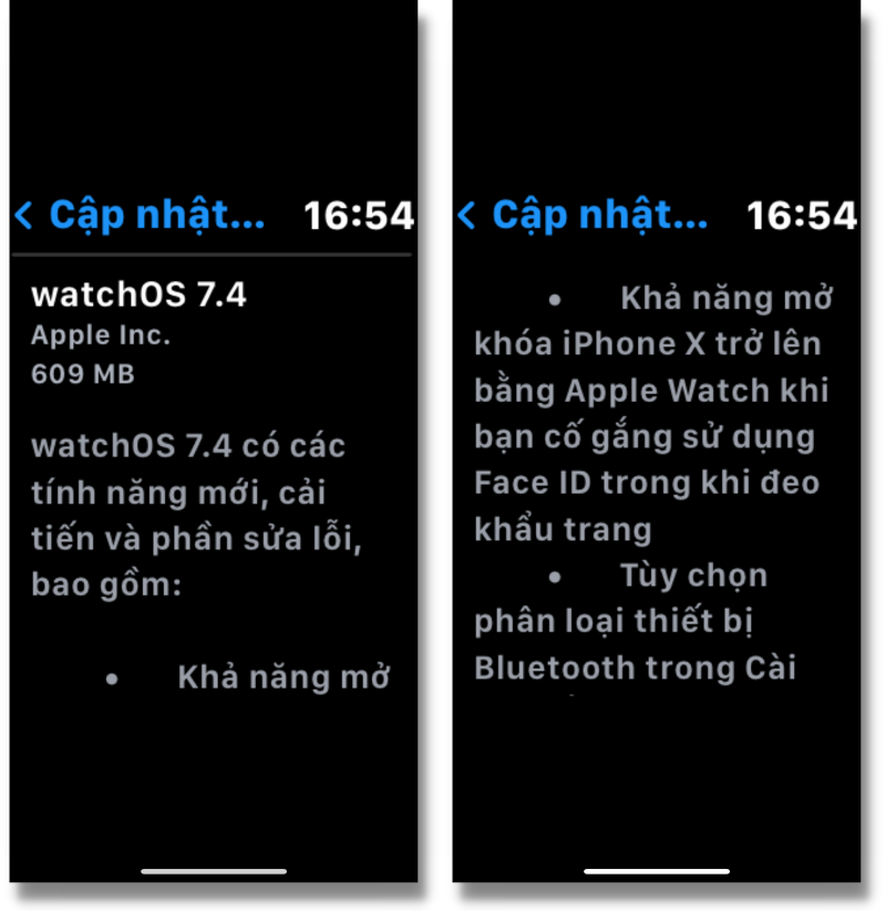 Bạn cần phải có Apple Watch đã cập nhật lên phiên bản watchOS 7.4 để có thể dùng tính năng mở khóa iPhone bằng Apple Watch.
