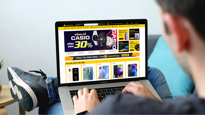 Giao diện web mới của Thế Giới Di Động Giao diện web mới của Thế Giới Di Động