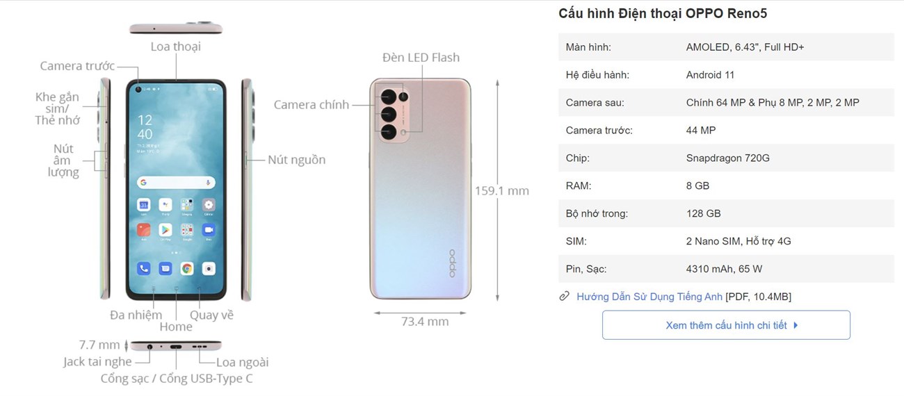 Các thông tin cấu hình máy được trình bày chi tiết. Các thông tin cấu hình máy được trình bày chi tiết.