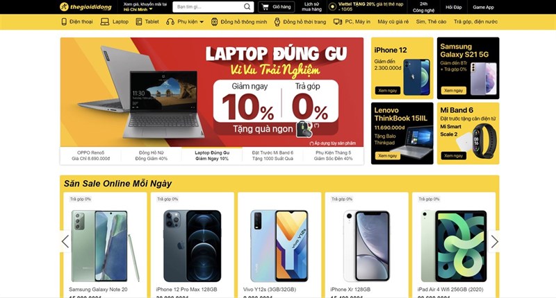 Phần nền được đổi thành màu trắng tạo cảm giác thoáng hơn.