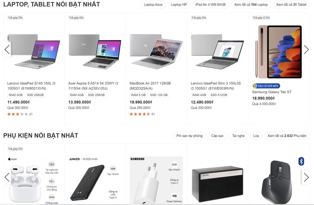 ...laptop, tablet, đồng hồ... ...laptop, tablet, phụ kiện...