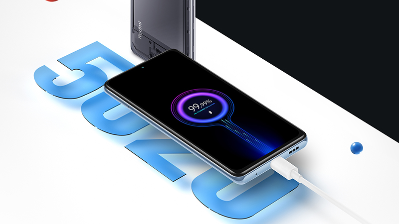 Xiaomi Redmi Note 10 Pro 5G có viên pin 5.020 mAh và sạc nhanh 33 W Xiaomi Redmi Note 10 Pro 5G có viên pin 5.020 mAh và sạc nhanh 33 W