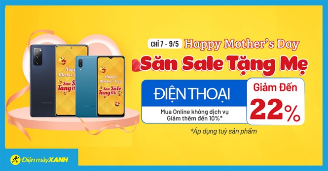 Top 5 điện thoại giảm đến 22%, mua ngay dế yêu tặng Mẹ!