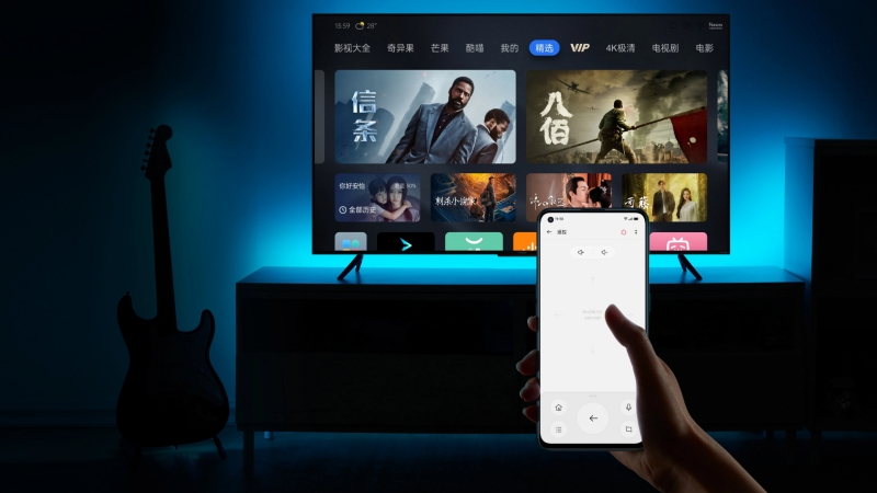 OPPO Smart TV K9 series kết nối với smartphone