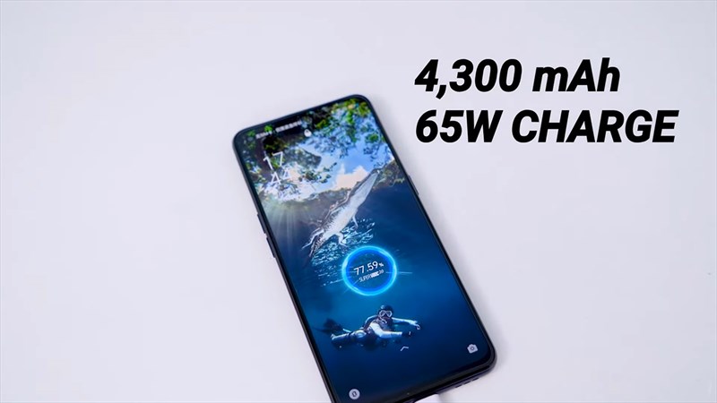 OPPO K9 5G được trang bị viên pin 4.300 mAh