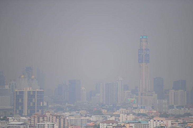 Bụi mịn PM10 trong không khí 