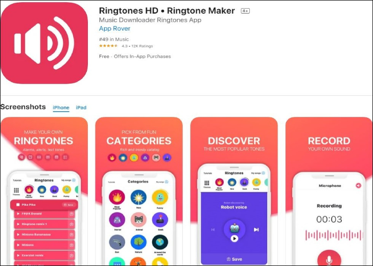 Ringtones HD - Ringtones Maker