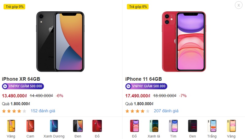 XR vs 11 vẫn là bộ đôi iPhone đáng mua nhất hiện tại