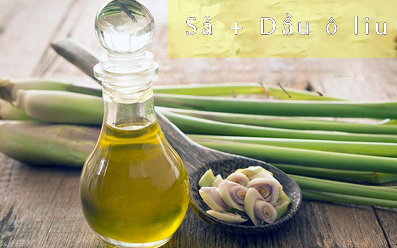 Lemongrass combined with olive oil