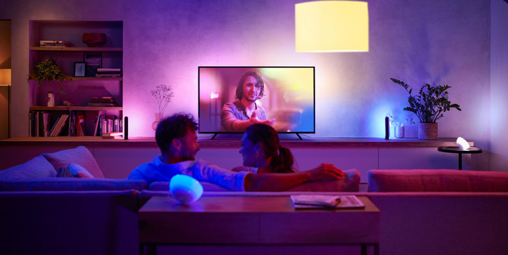 Ứng dụng giải trí với đèn thông minh Philips Hue