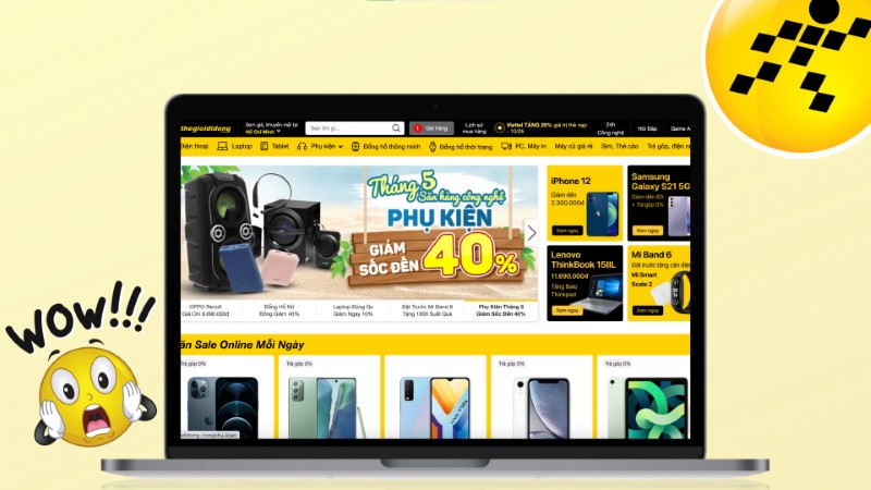 Giao diện mới Thegioididong.com Giao diện mới Thegioididong.com