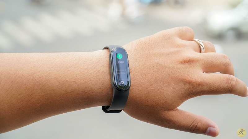 Mi Band 6 đo stress
