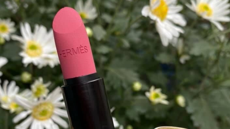 Hermes High End Lipstick màu 54 Rose Nuit Màu hồng đất
