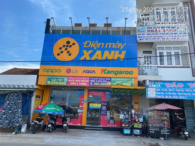 Siêu thị Điện máy XANH Phổ Văn, Đức Phổ, Quảng Ngãi