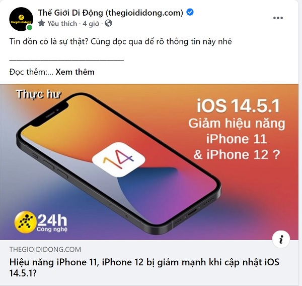 Cập nhật iOS 14.5.1 Cập nhật iOS 14.5.1
