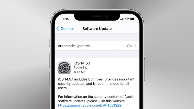 Cập nhật iOS 14.5.1 Cập nhật iOS 14.5.1
