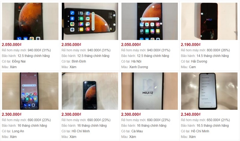Top 5 smartphone Xiaomi Redmi 9 Series hàng cũ giá rẻ nhất tại TGDĐ