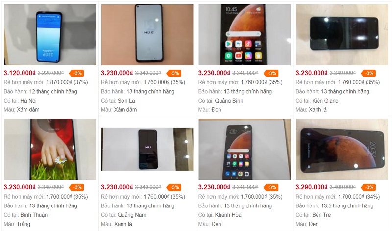 Top 5 smartphone Xiaomi Redmi 9 Series hàng cũ giá rẻ nhất tại TGDĐ