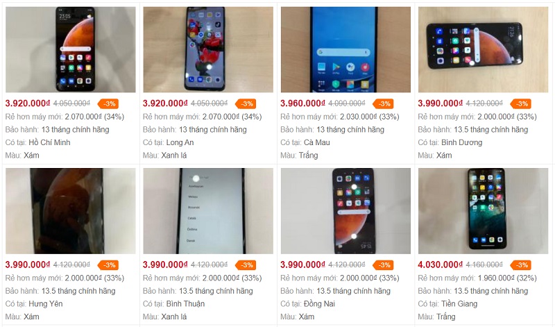 Top 5 smartphone Xiaomi Redmi 9 Series hàng cũ giá rẻ nhất tại TGDĐ