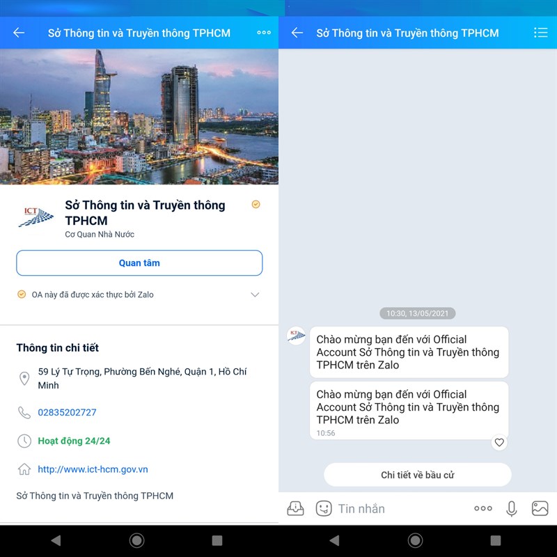 Bầu cử online TP HCM