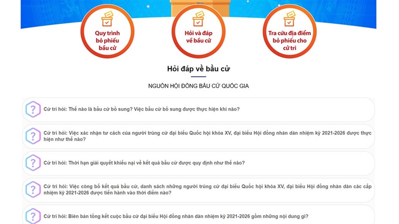 Bầu cử online TP HCM
