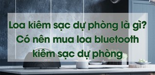 Loa kiêm sạc dự phòng là gì? Có nên mua loa bluetooth kiêm sạc dự phòng