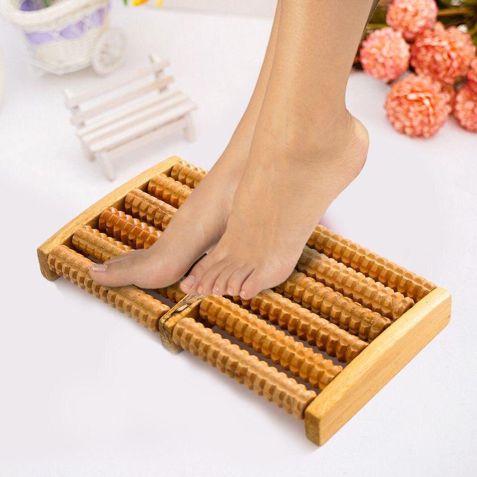 Bàn gỗ massage chân