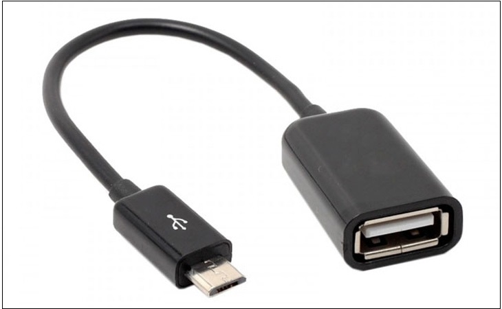 Kết nối thông qua cáp USB OTG