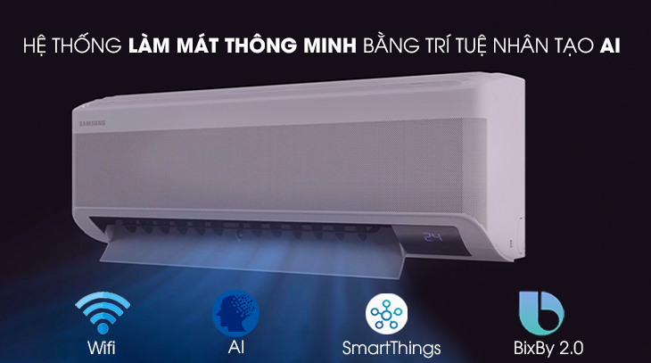 Công nghệ trí tuệ nhân tạo AI trên máy lạnh Wind-Free