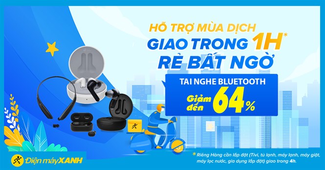 Top 5 tai nghe giảm hơn nửa giá, đến 64%, mua ngay!