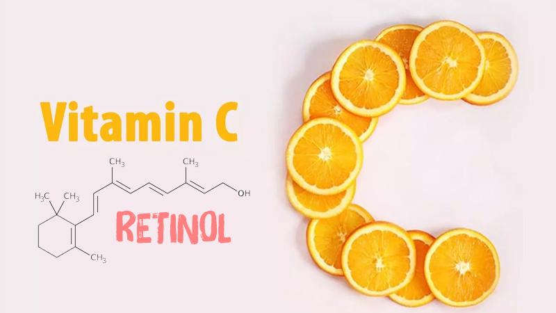 Không thể kết hợp Retinol với Vitamin C Không thể kết hợp Retinol với Vitamin C