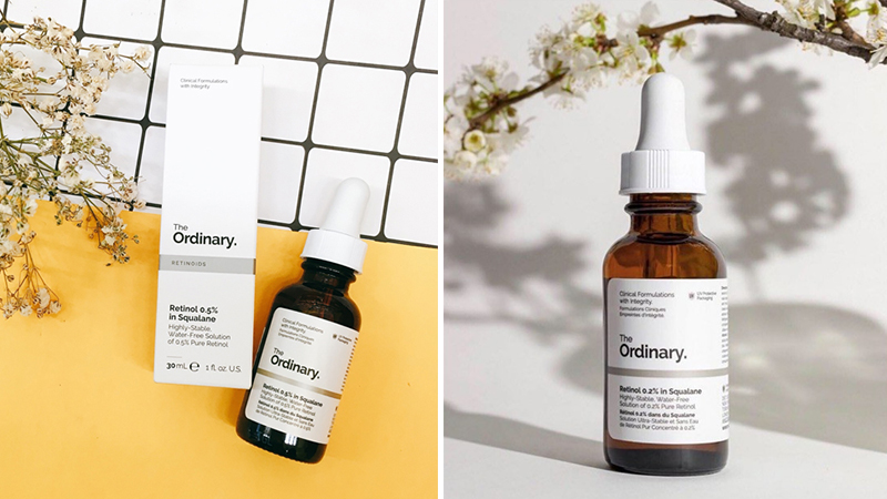 Nồng độ của từng retinoid