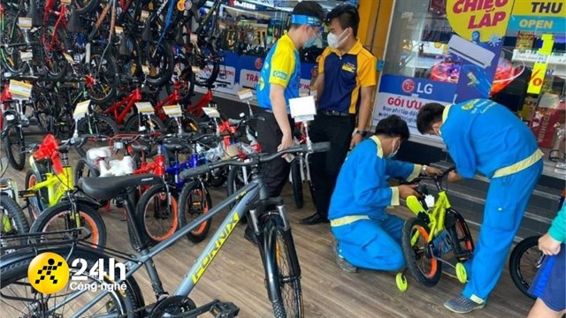 Thiết tiếp showroom xe đạp điện năng lượng điện HKBike quận Đống ĐaHà Nội