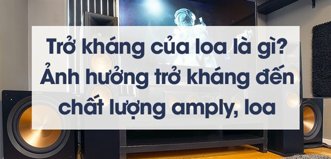 Trở kháng của loa là gì? Ảnh hưởng trở kháng đến chất lượng amply, loa