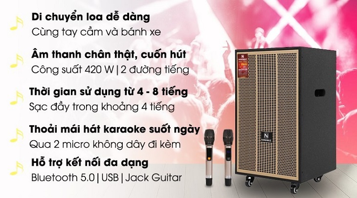 Loa kéo Karaoke Nanomax S-900